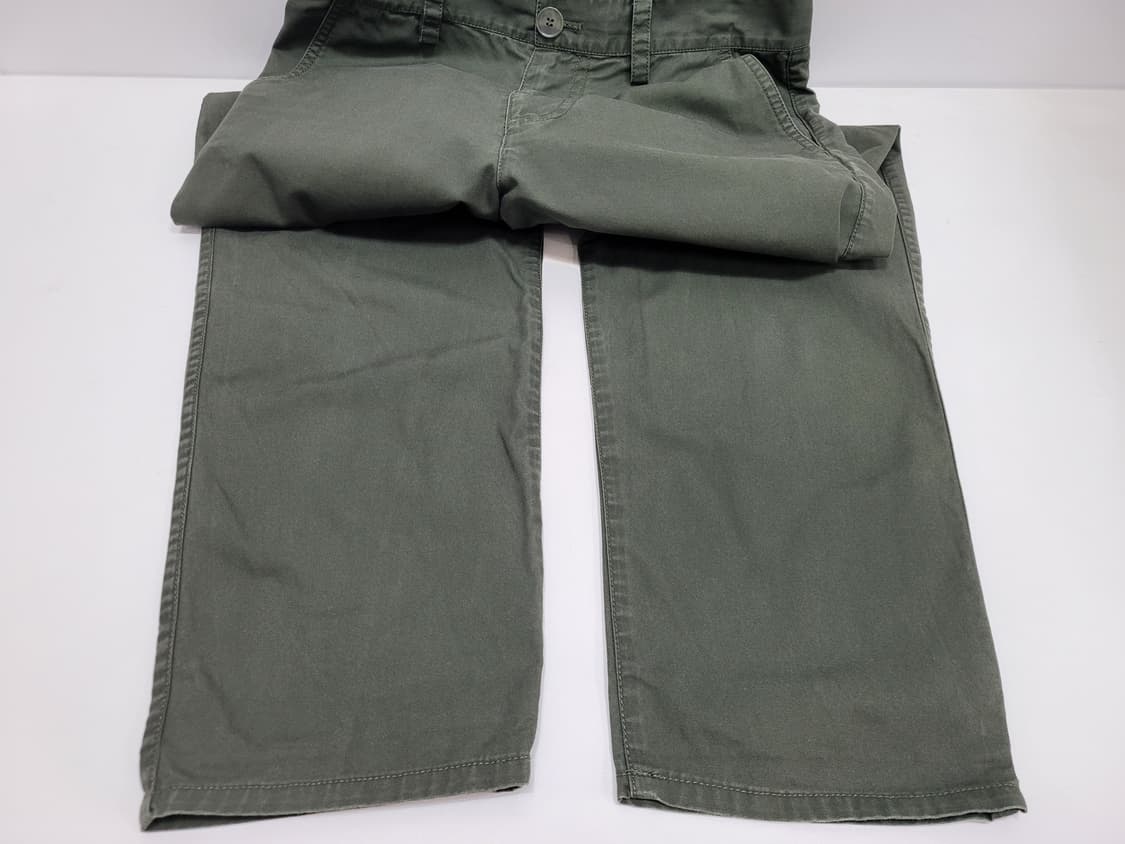 COS 코스 세미 배기핏 코튼 팬츠 / 여 160-64A 카키
 상품이미지5