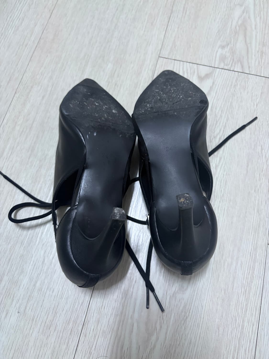 오호스 Multistrap Stiletto Heels / Black 상품이미지5
