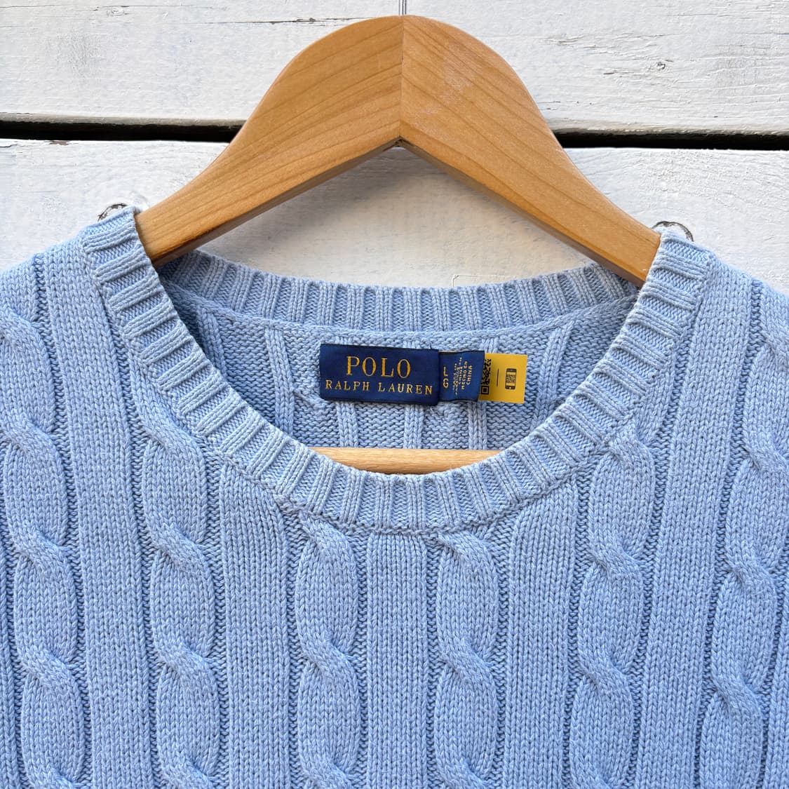 Polo 폴로 케이블 꽈배기 반팔 니트 상품이미지3