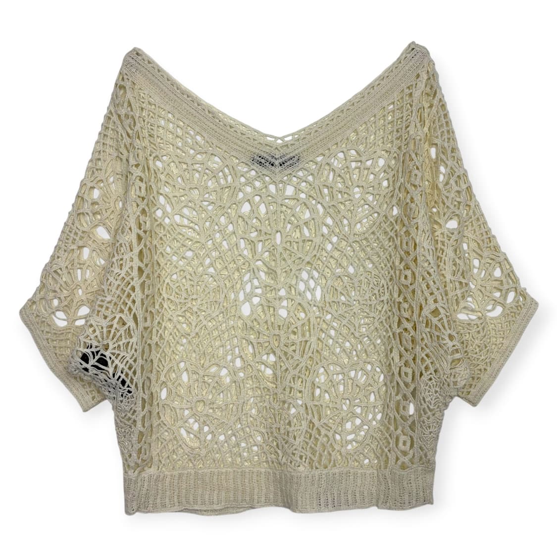 히스테릭글래머 해골 스컬 크로셰 니트 반팔 티셔츠 상품이미지8