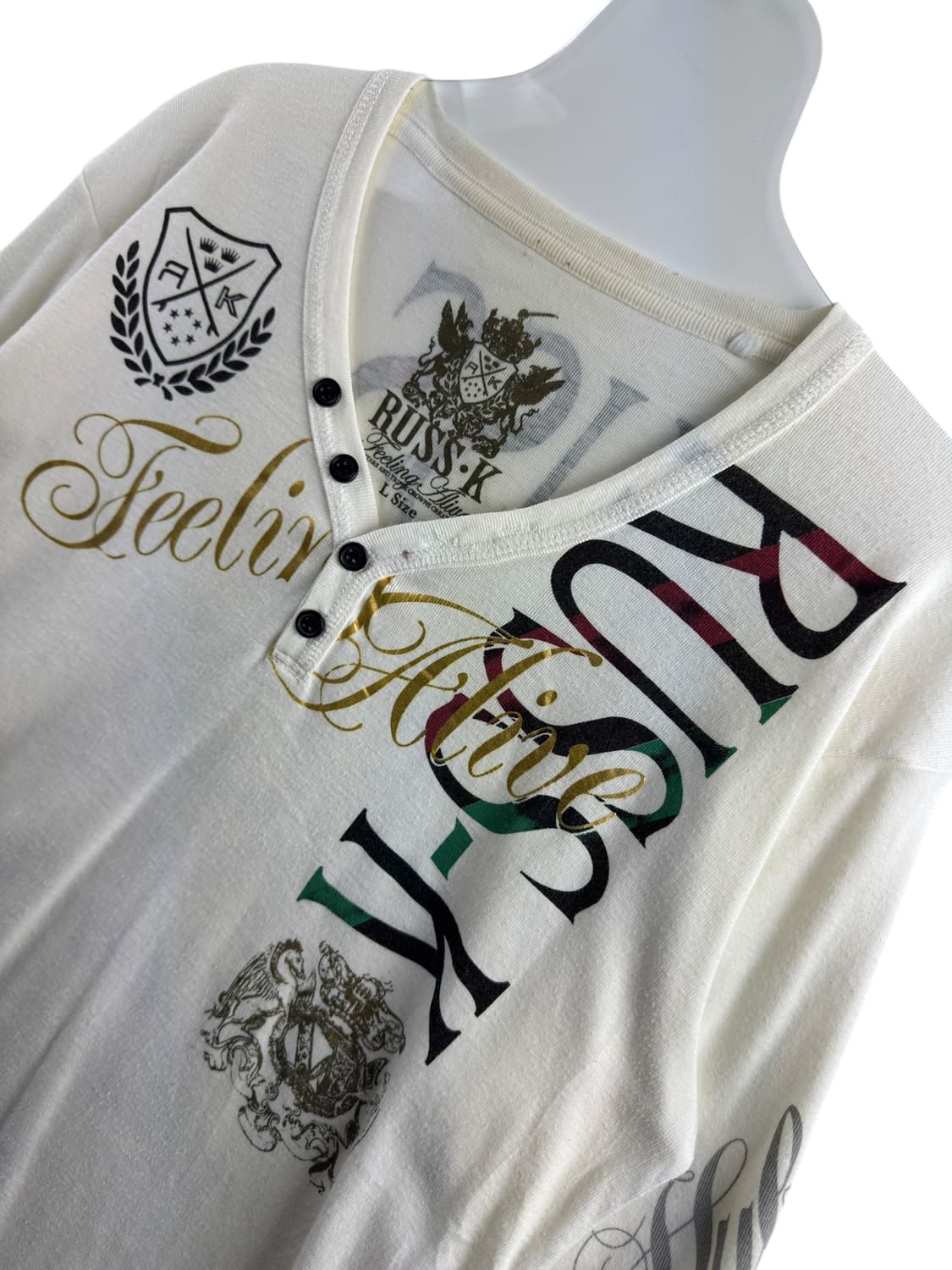 JPN Y2K 레터링 슬리브1323 상품이미지3