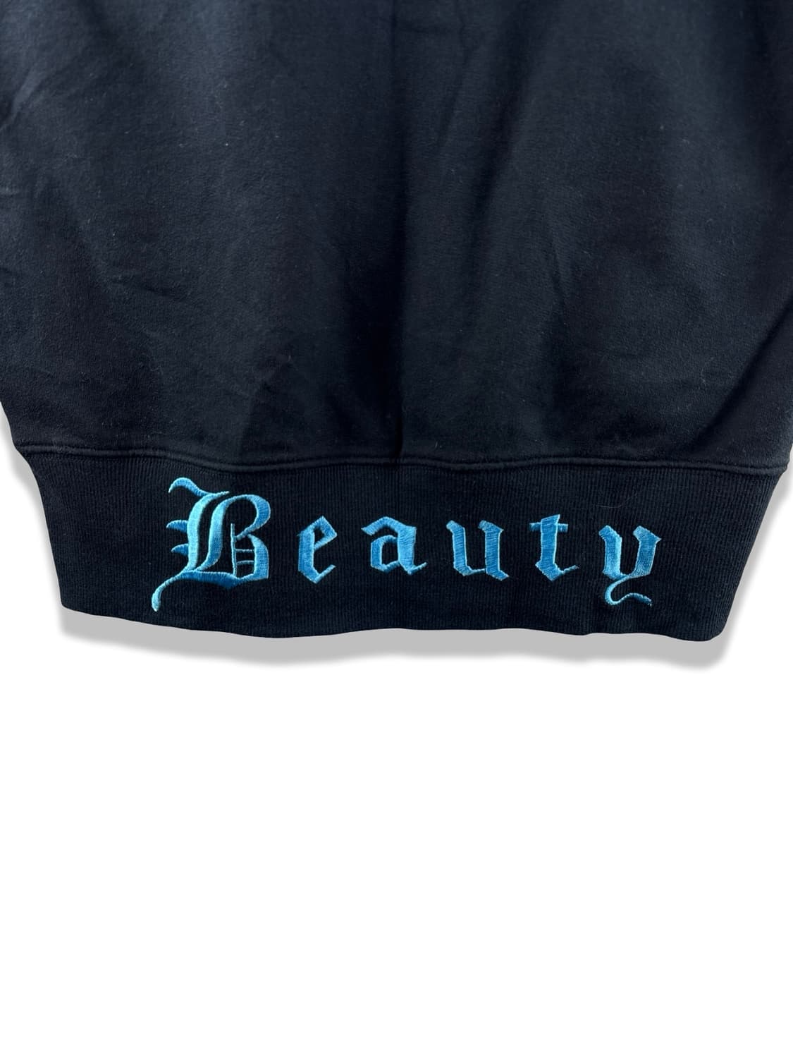 JPN Y2K 레터링 자수 반팔 후드집업1949 상품이미지3