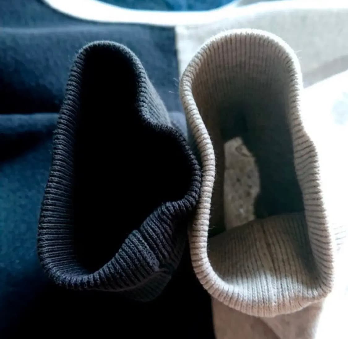 <신품급>빔즈(beams)X챔피온리버스위브 오버사이즈 투톤스웨트셔츠M 상품이미지4