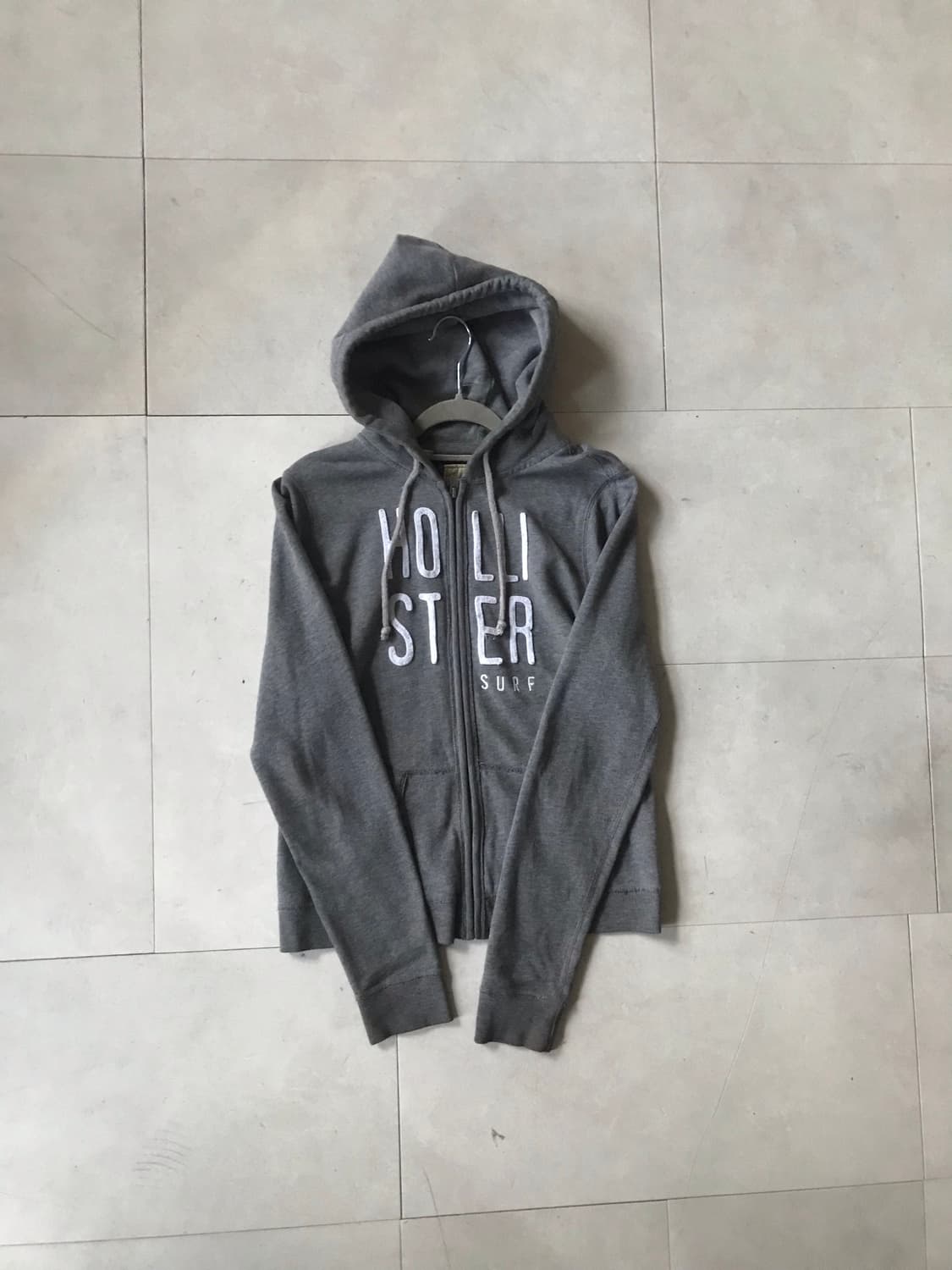 홀리스터 그레이 후드집업 상품이미지5