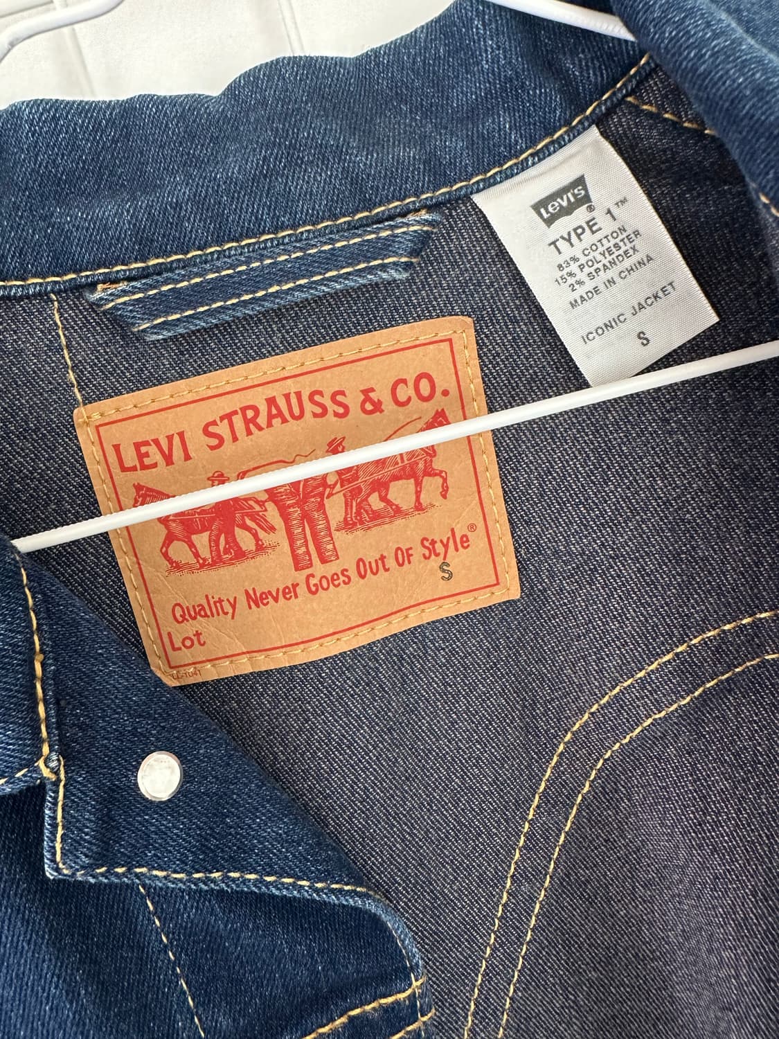 Levi's 데님 자켓 S 상품이미지5
