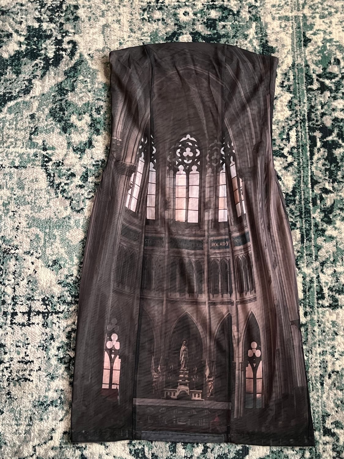 2000archives 튜브탑 드레스 메쉬원피스 상품이미지2