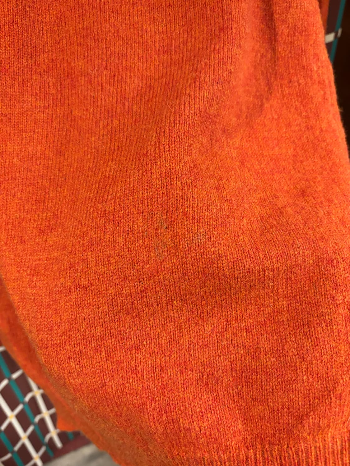 일본 INHERIT 오렌지색 니트 상품이미지5