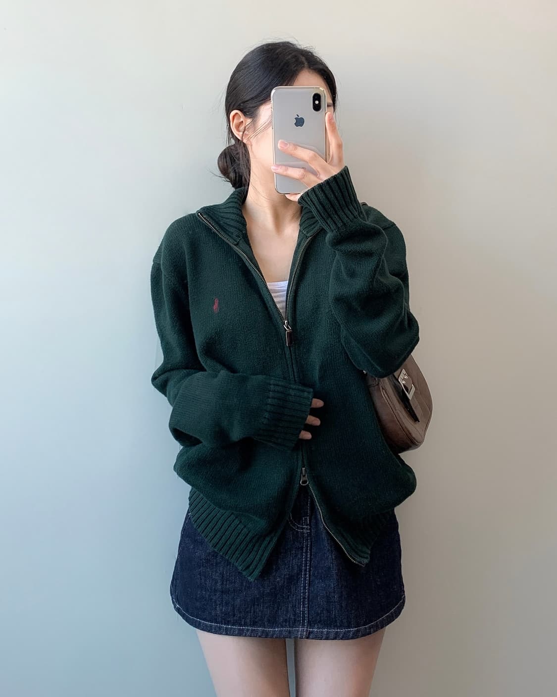 폴로 니트 집업 상품이미지2