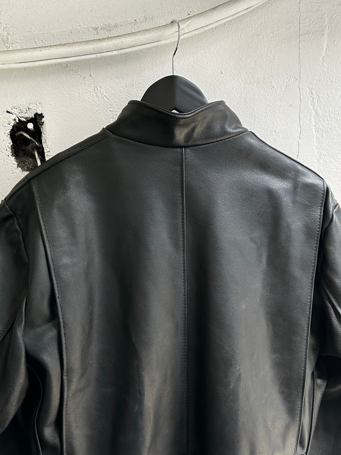 80's 빈티지 Sears 시어스 모터사이클 라이더 레더 자켓 상품이미지6