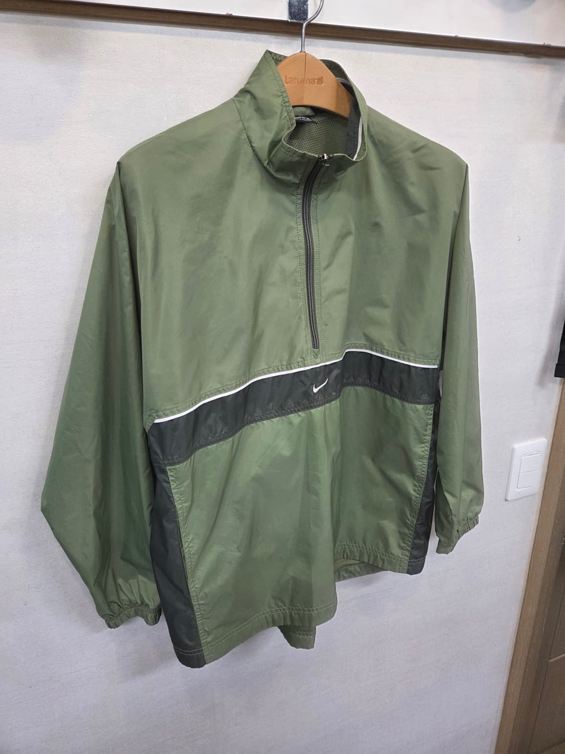 나이키 올드스쿨 빈티지 자수로고 반집업 아노락 자켓 L xl 상품이미지8