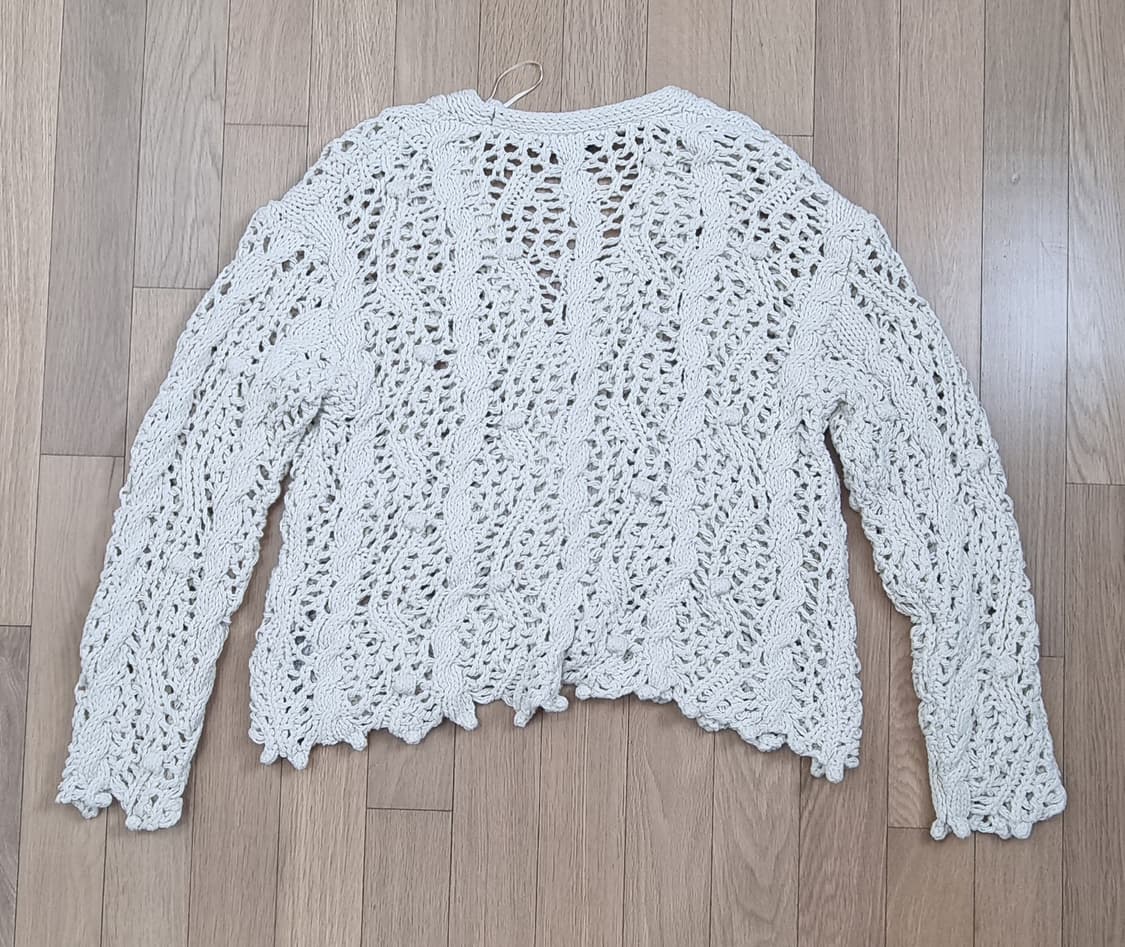 ZARA 자라 메쉬 면 가디건 M _ 여성 상품이미지6