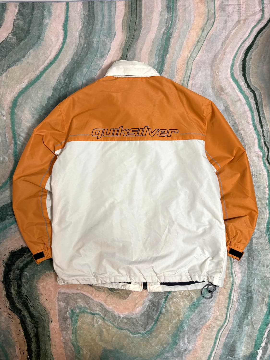 퀵실버 올드스쿨 배색 바람막이 자켓 상품이미지2