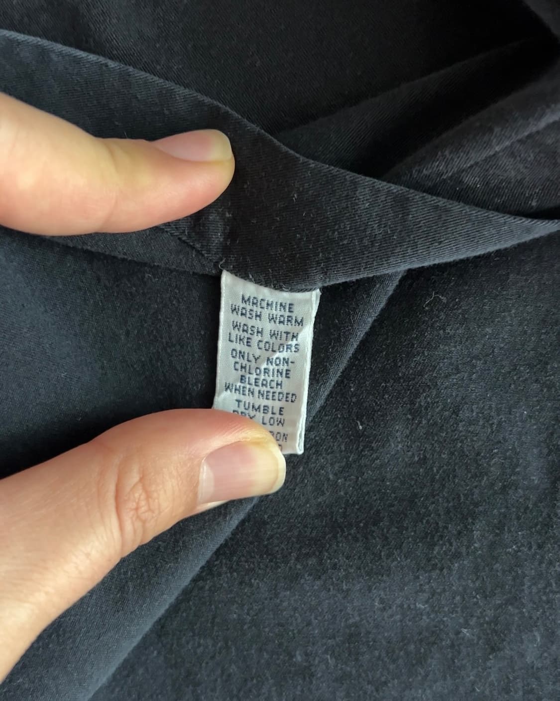 폴로 랄프로렌 블랙 솔리드 셔츠 M 상품이미지4