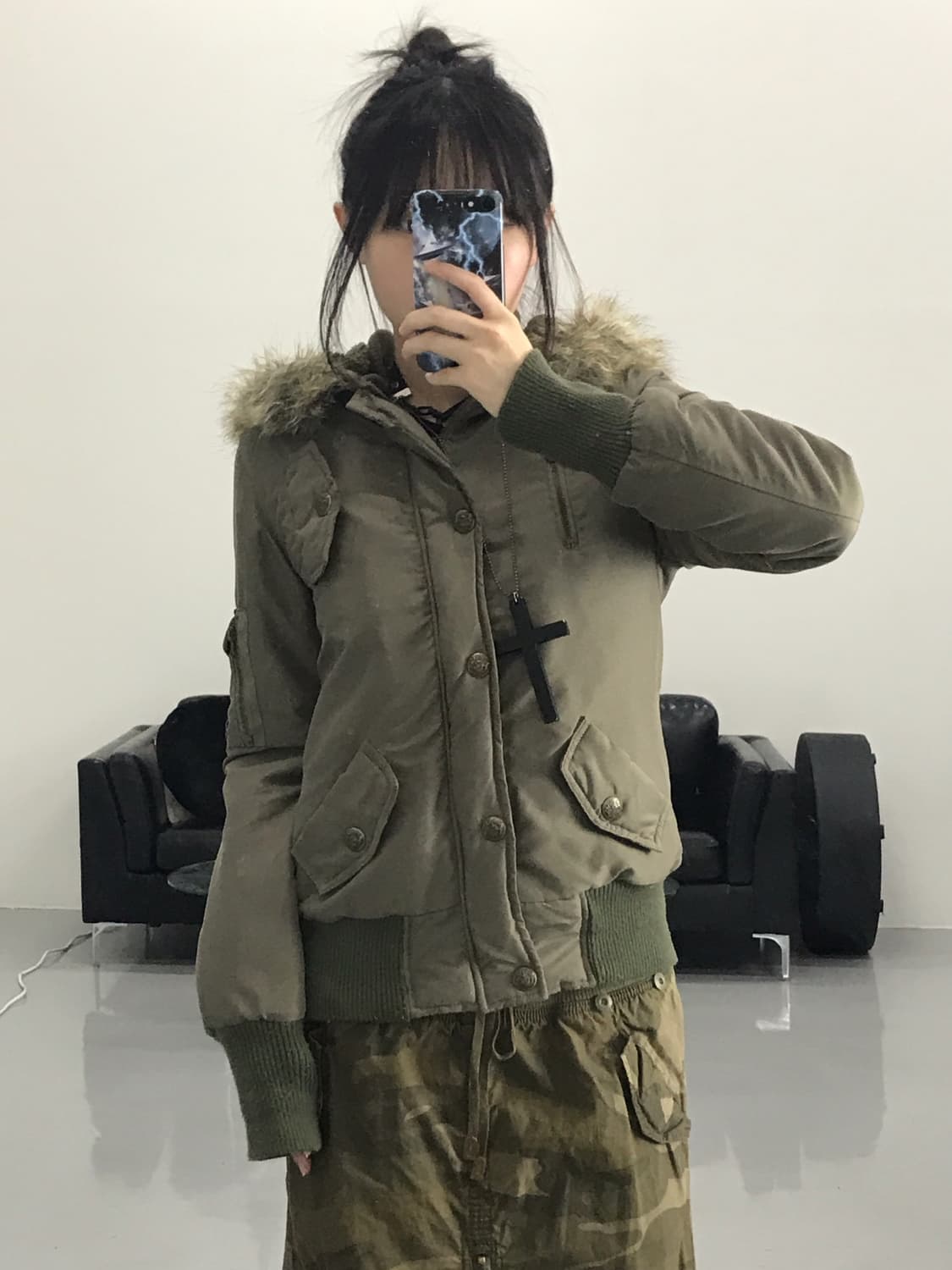  One Way Wolfjaw Military jacket 상품이미지1