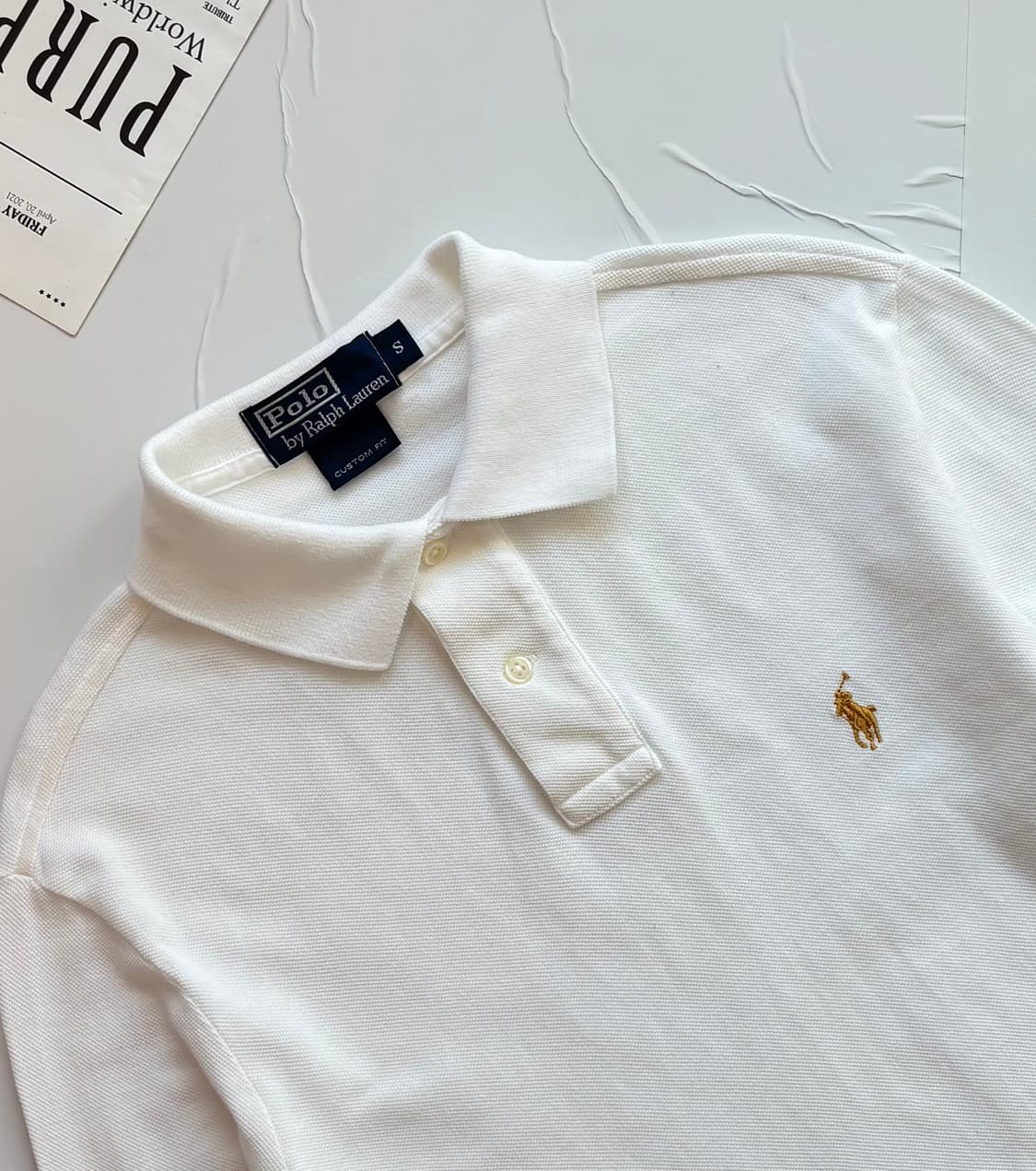 Polo 폴로랄프로렌 화이트 카라티 상품이미지3