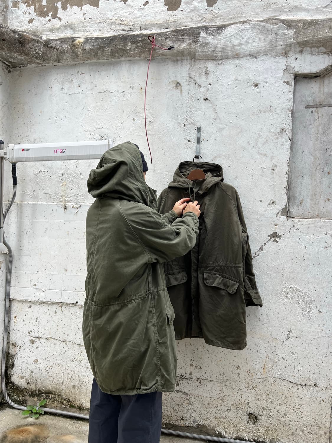 1980s FRENCH ARMY M-64 오리지널개파카 모즈파카 상품이미지4