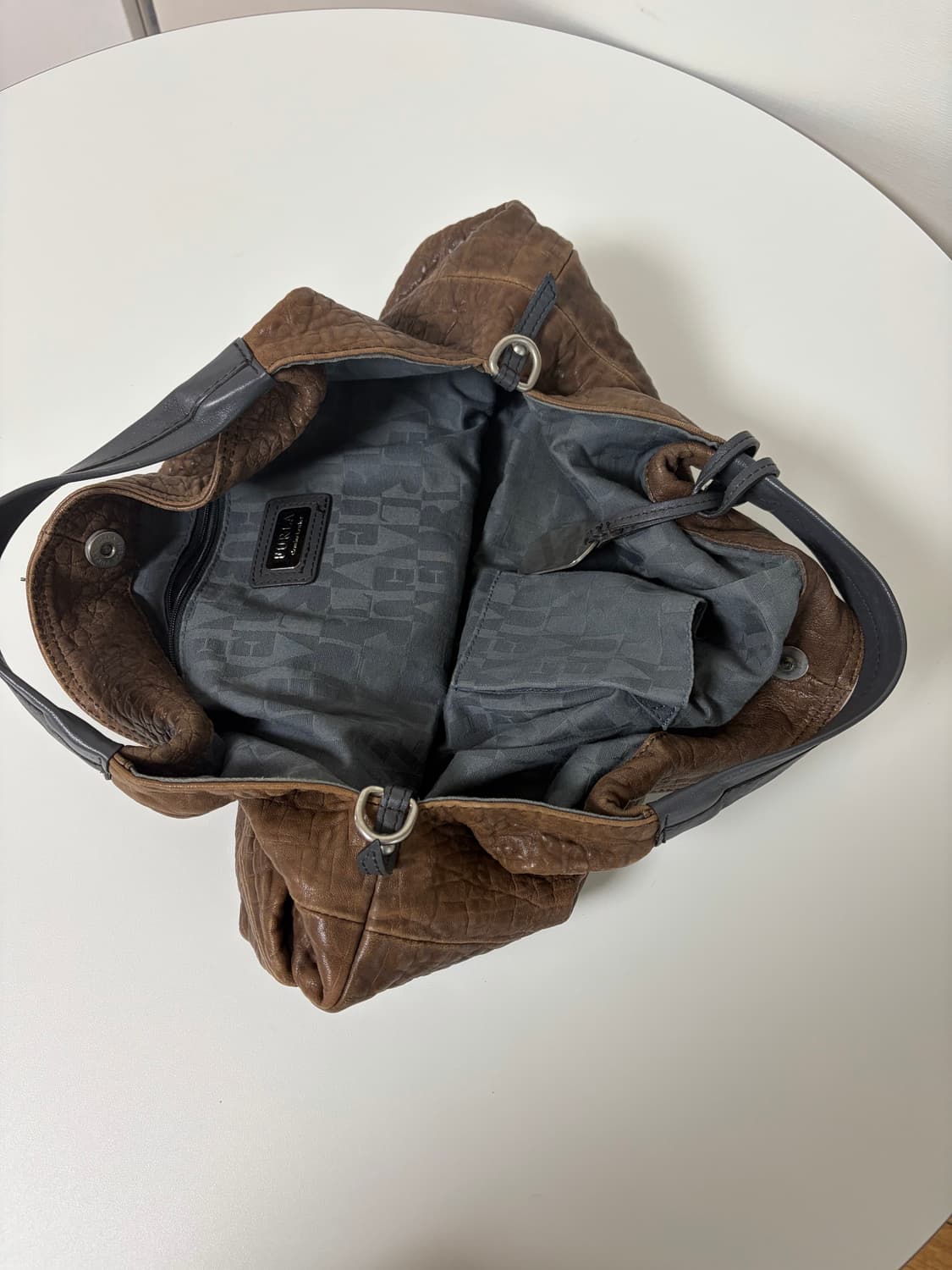 Furla 브라운 천연 가죽 가방 상품이미지3