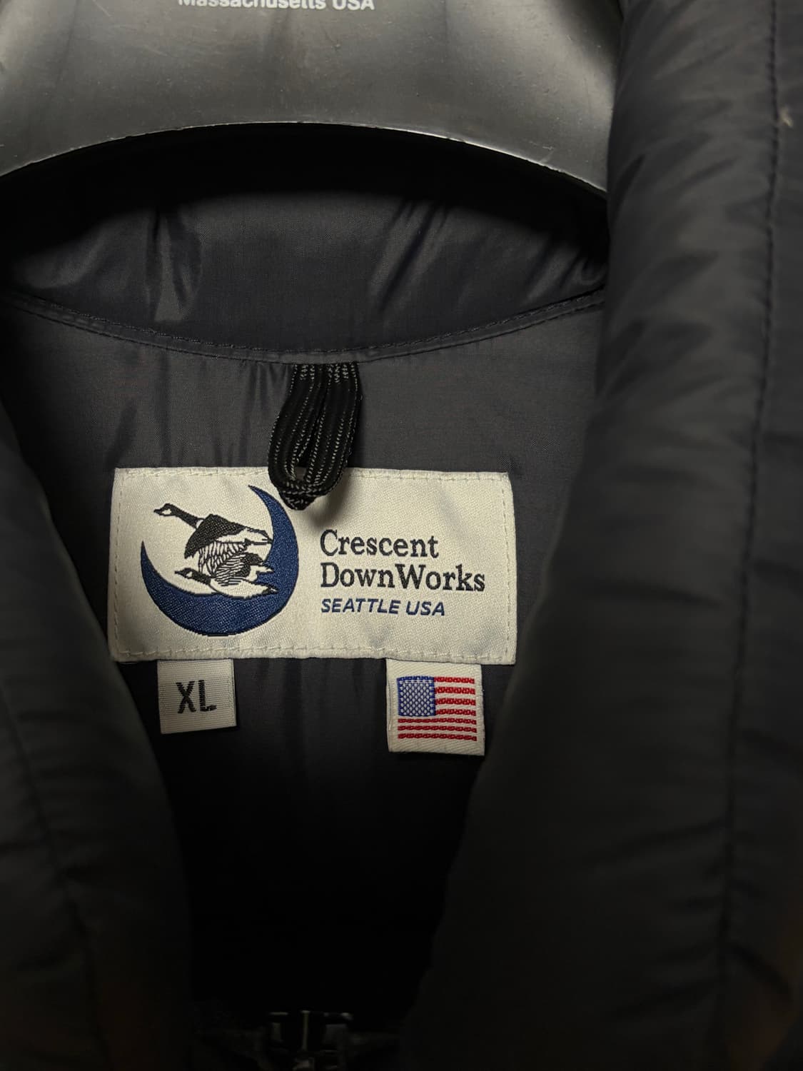 XL) 크레센트다운웍스 패딩베스트 블랙 상품이미지2