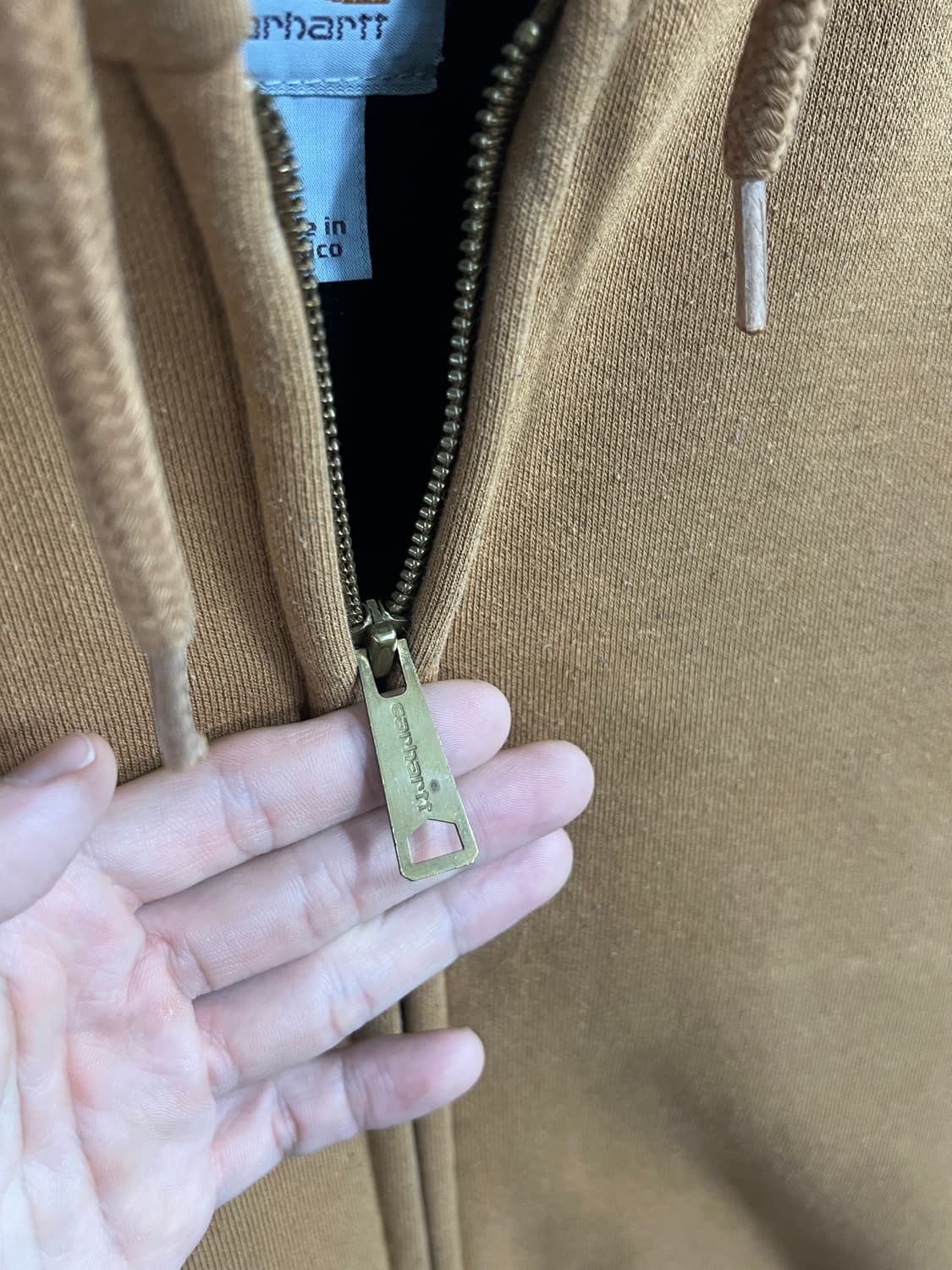 Carhartt 칼하트 레인 디펜더 브라운 된장 후드집업  상품이미지5