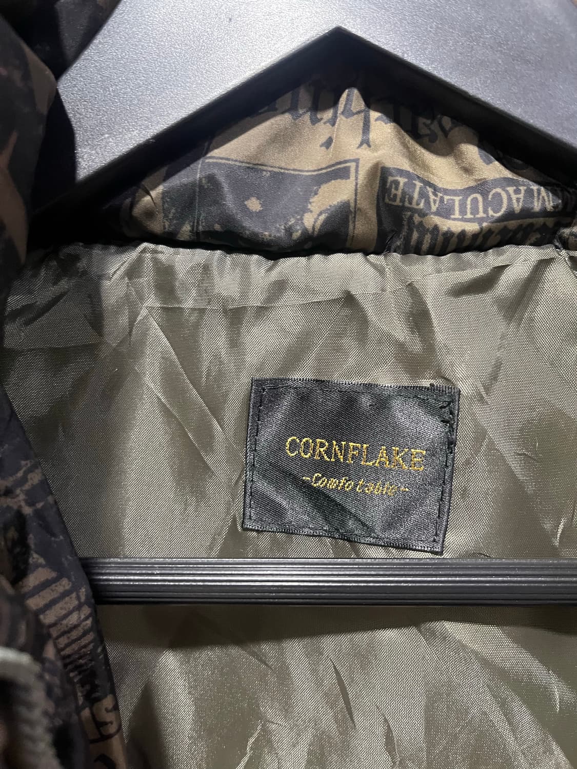 퍼 후드 투웨이 프린팅 패딩 상품이미지4