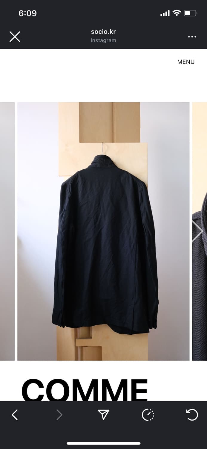 꼼데가르송 옴므 플러스 더블 포켓4 블레이저 상품이미지2