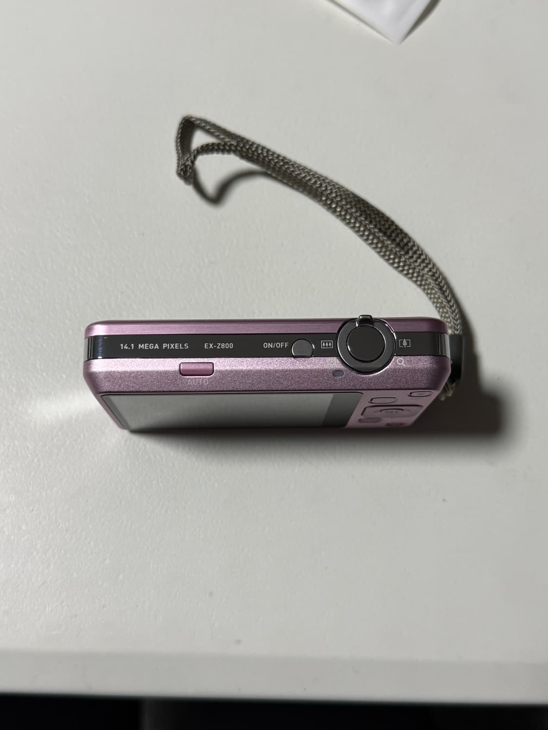 미품 핑크 빛 색감 카시오 엑슬림 ex-z800 작례o 상품이미지7