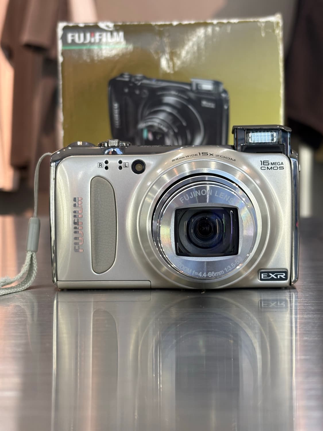 한글/날짜표시/박스)후지필름 파인픽스 f660exr 골드 빈티지디카 상품이미지1