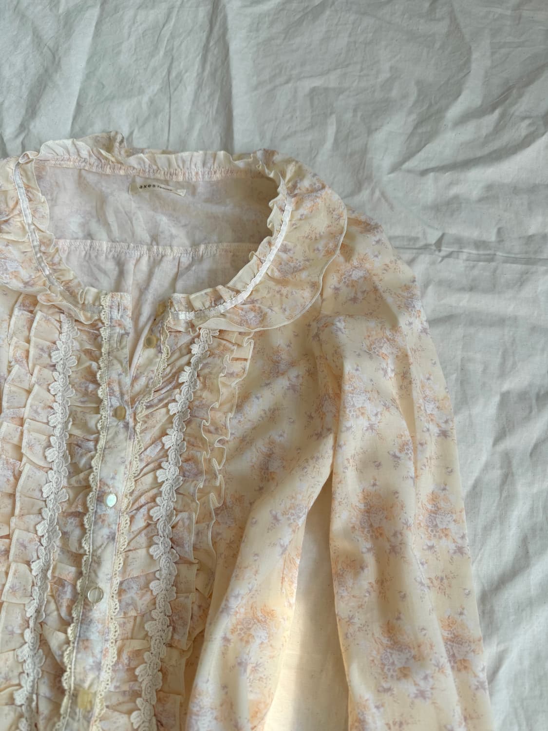 모리 러블리 앤틱 엑시즈팜 블라우스 상품이미지3