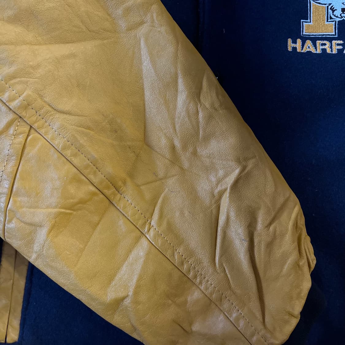 빈티지 윙스타 캐나다 제조 레더 바시티 자켓 상품이미지10