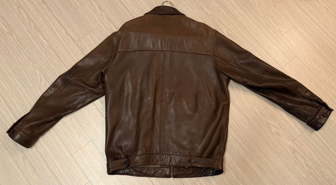 폴로 90s 맥스웰 램스킨가죽 자켓 브라운 상품이미지3