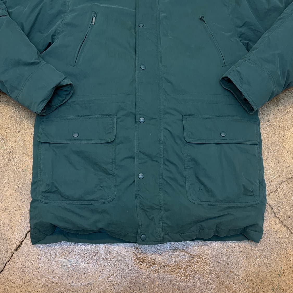 레어 90s USA 빈티지 엘엘빈 구스다운 파카 오리털패딩 범버 상품이미지3