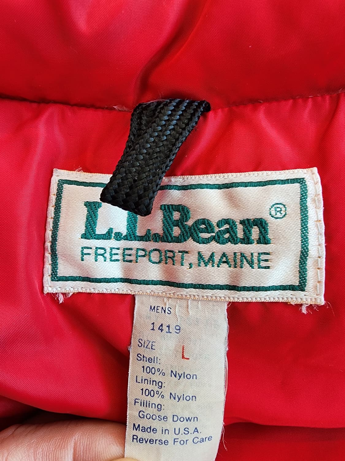 [L] 엘엘빈 90s USA 빈티지 푸퍼 베스트 상품이미지8