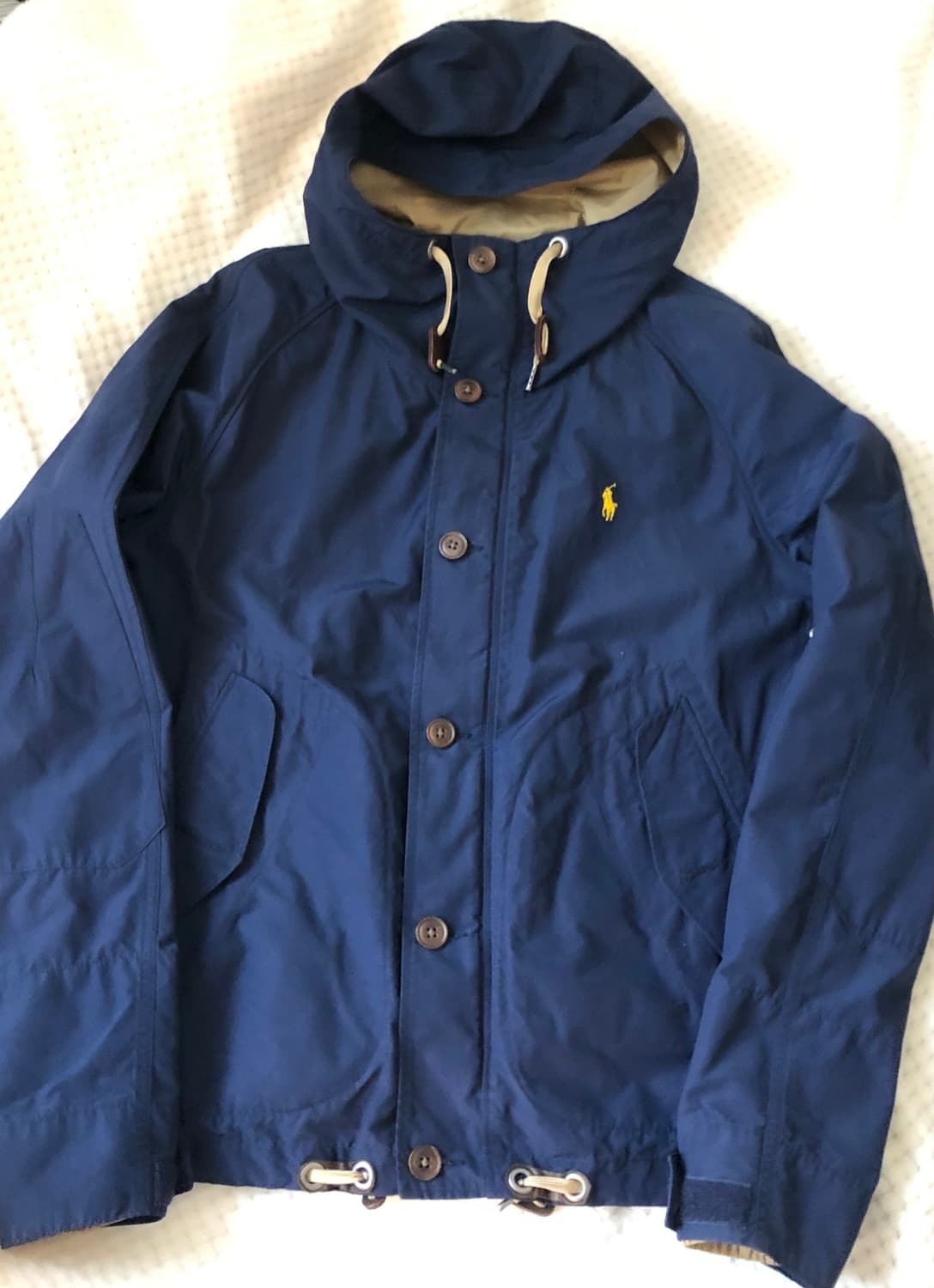 폴로 랄프로렌 빈티지 후드 자켓 마린 블루 상품이미지3