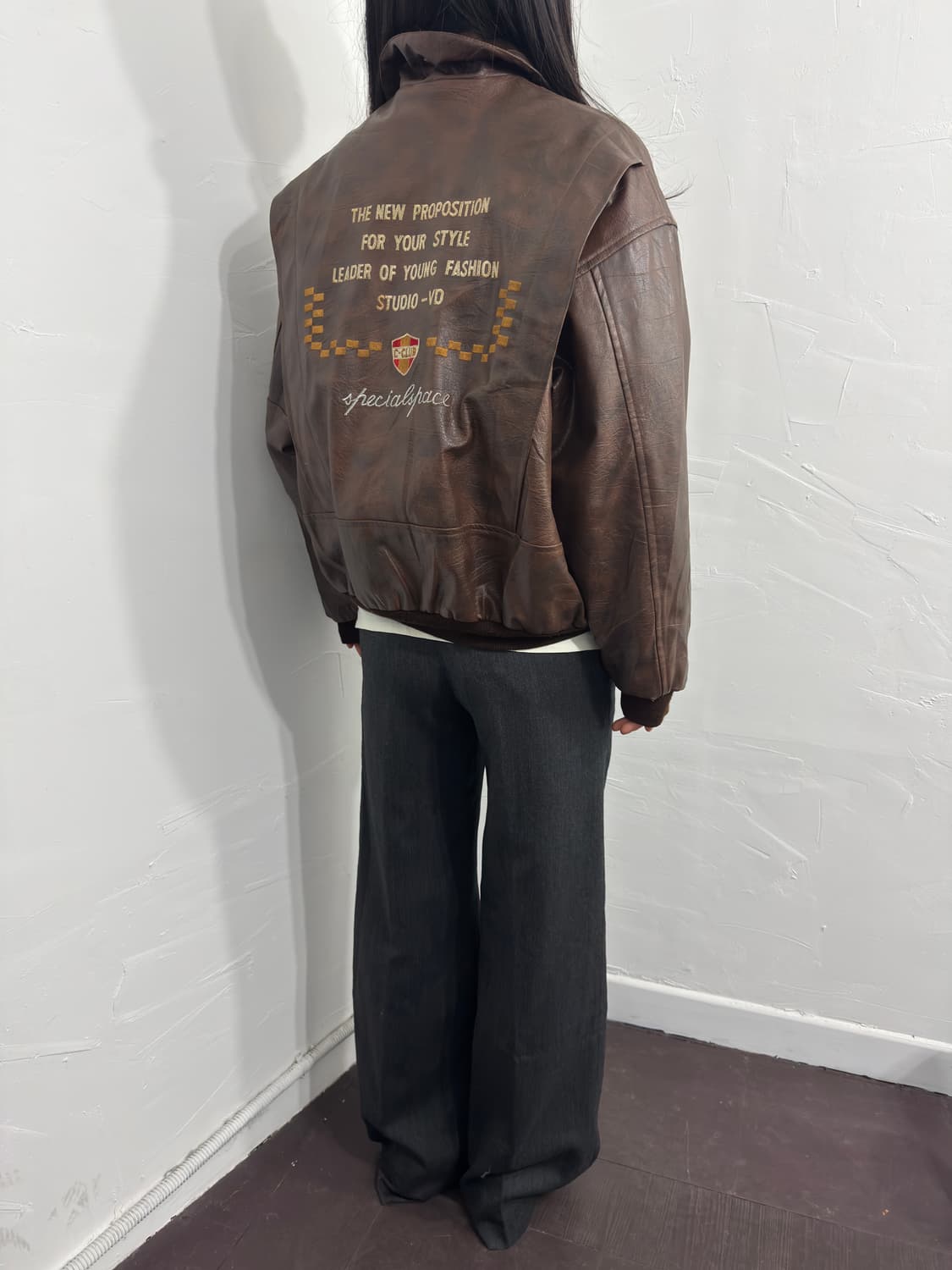 capricorn club heavy leather jacket 상품이미지6