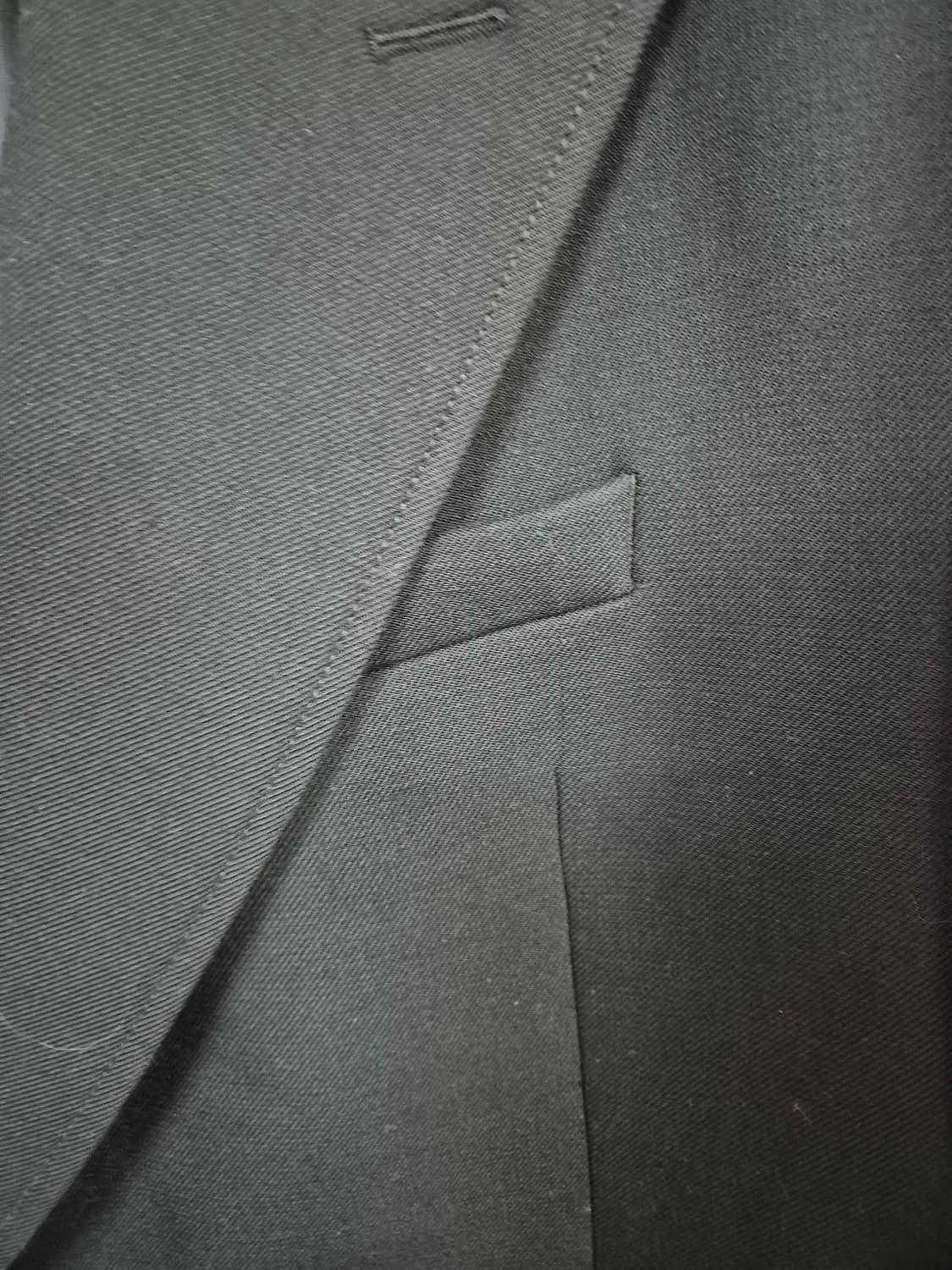 자라 남성용 네이비색 롱코트 상품이미지6