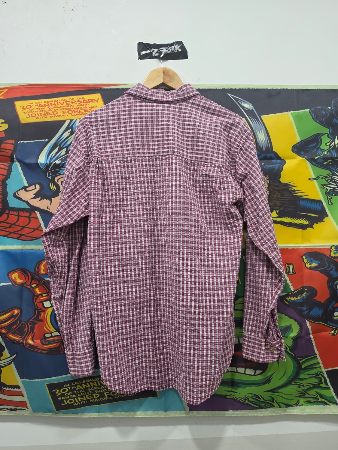 00's VANS 체크셔츠 M 상품이미지4