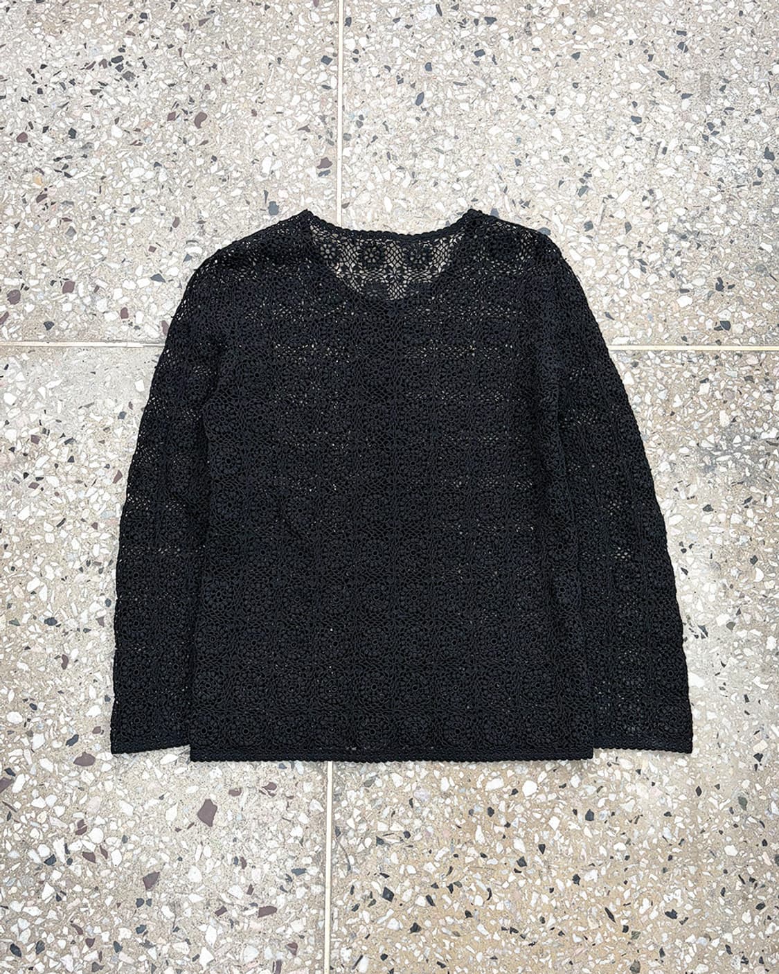 90s 빈티지 핸드 크로쉐 가디건 상품이미지6