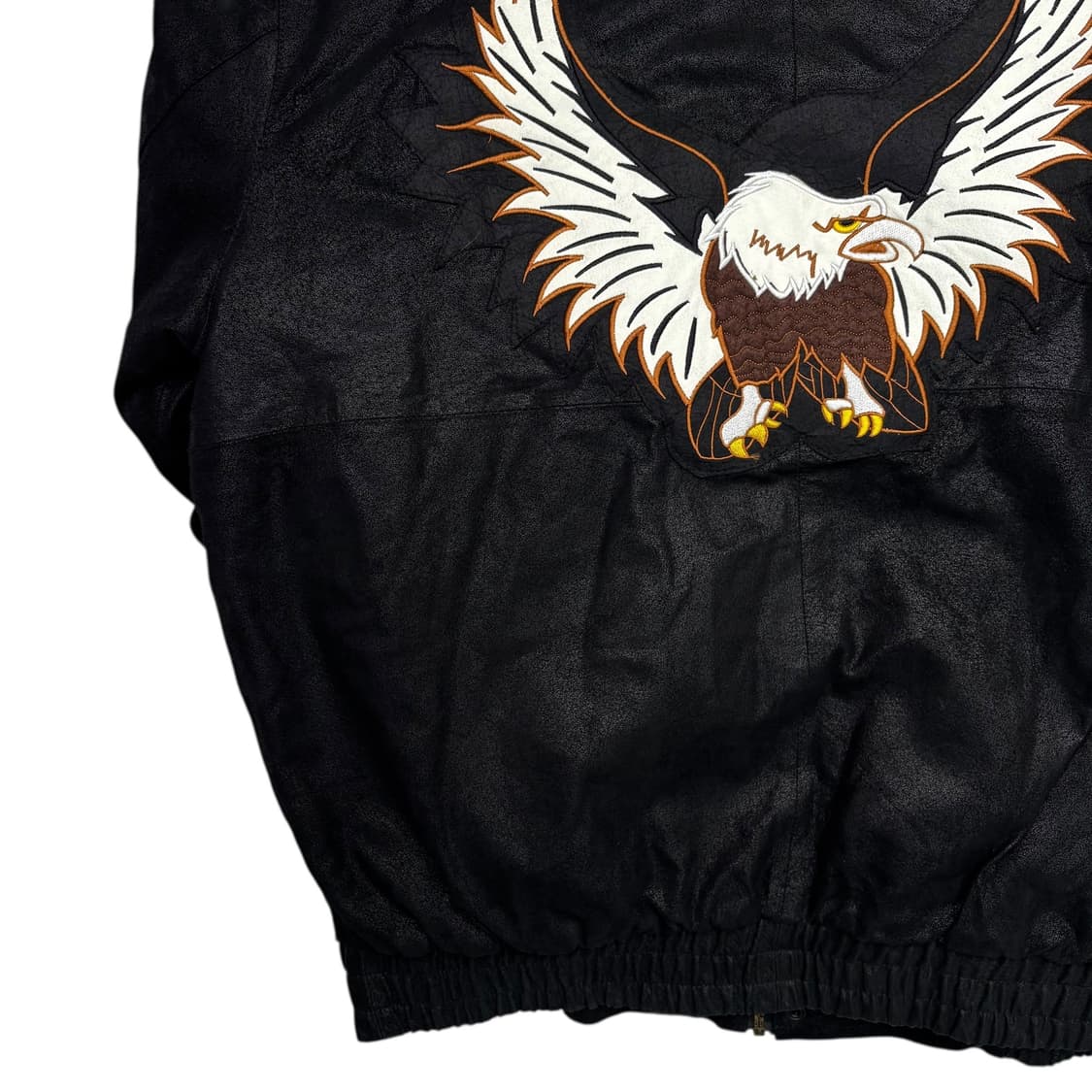 Ameri Mode 이글패치 블랙 레더 자켓 L 상품이미지6