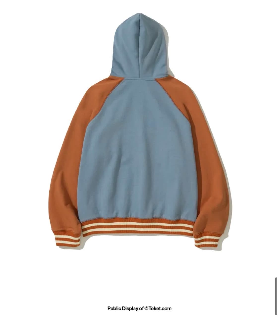 테켓 Tilted Zip-Up Hoodie Orange 상품이미지2