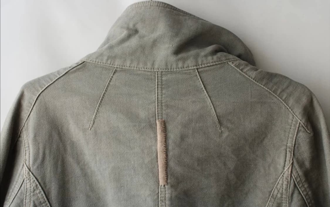 빈티지 카키 하이카라 자켓 상품이미지2