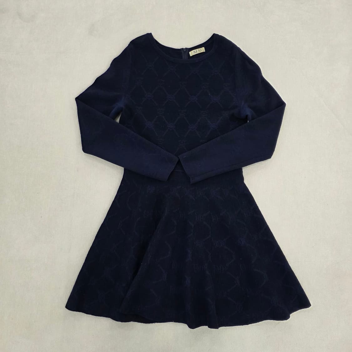 [F] SJSJ 긴팔 니트 원피스 1230J 상품이미지1