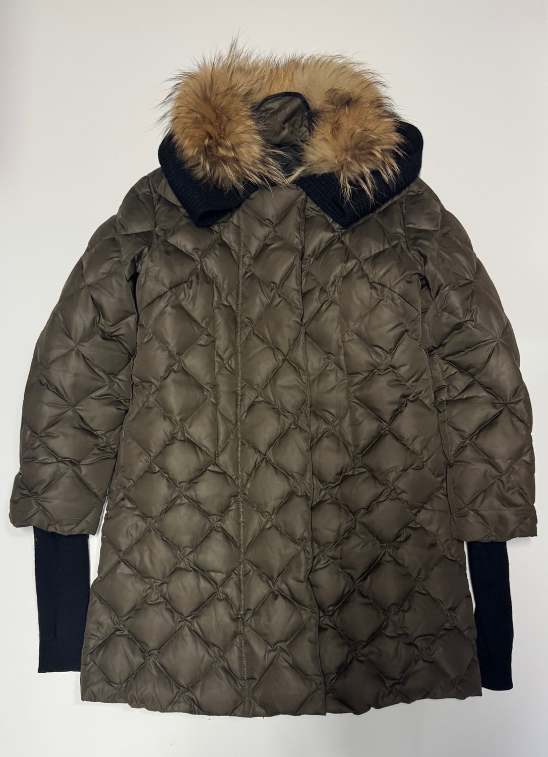 여성 버버리 런던 커스텀 리메이크 퀄팅 다운 패딩 자켓 상품이미지1