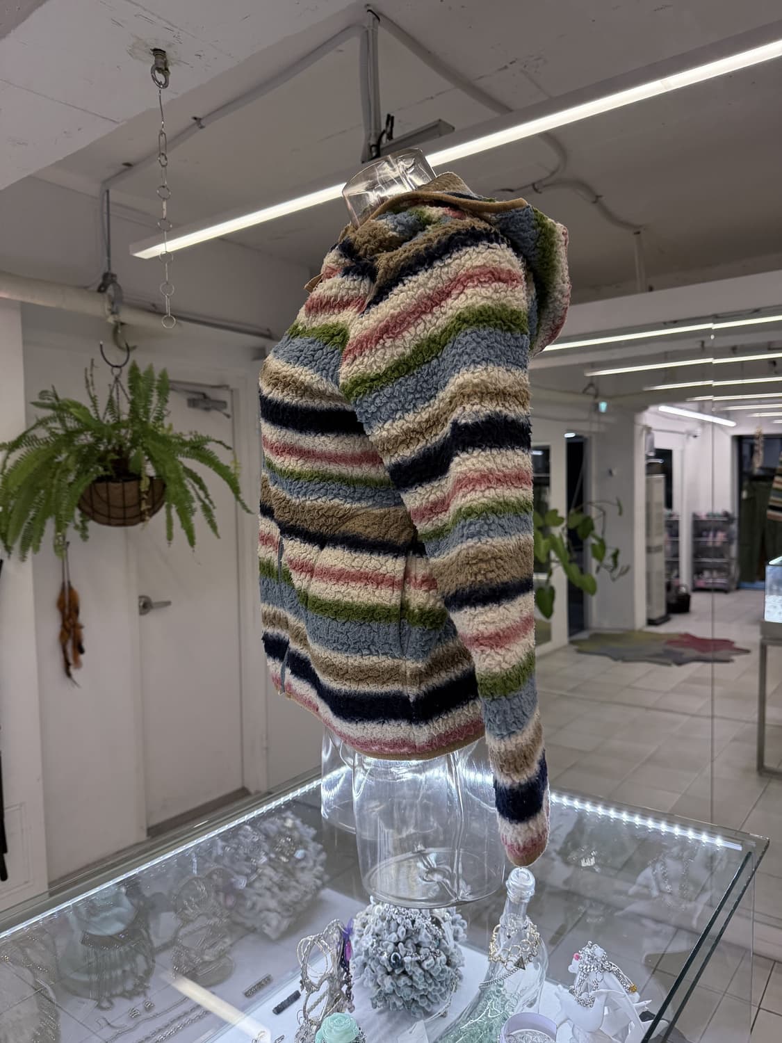 rainbow fleece hood zipup 상품이미지2