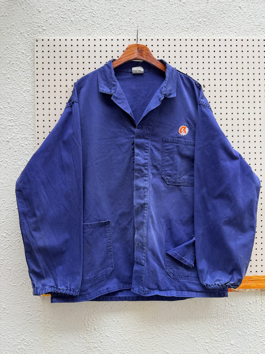 DISTRESSED FADED NAVY ITALIAN 빈티지프렌치워크자켓 상품이미지1