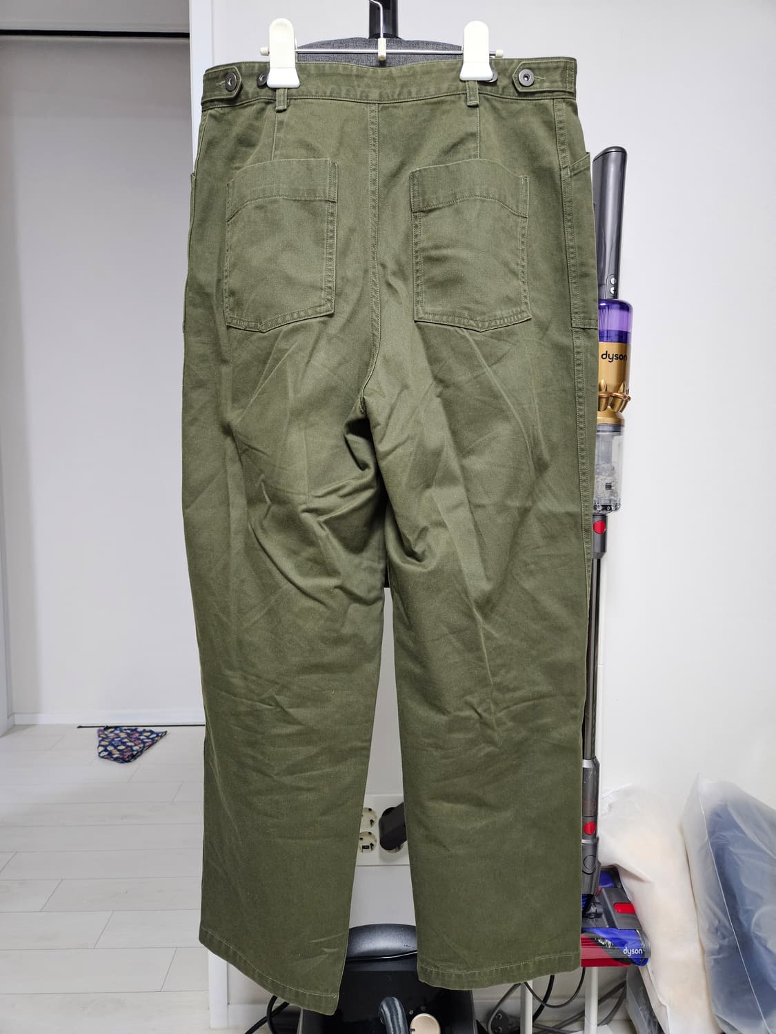 러프사이드 26SS 덱팬츠 올리브 상품이미지2