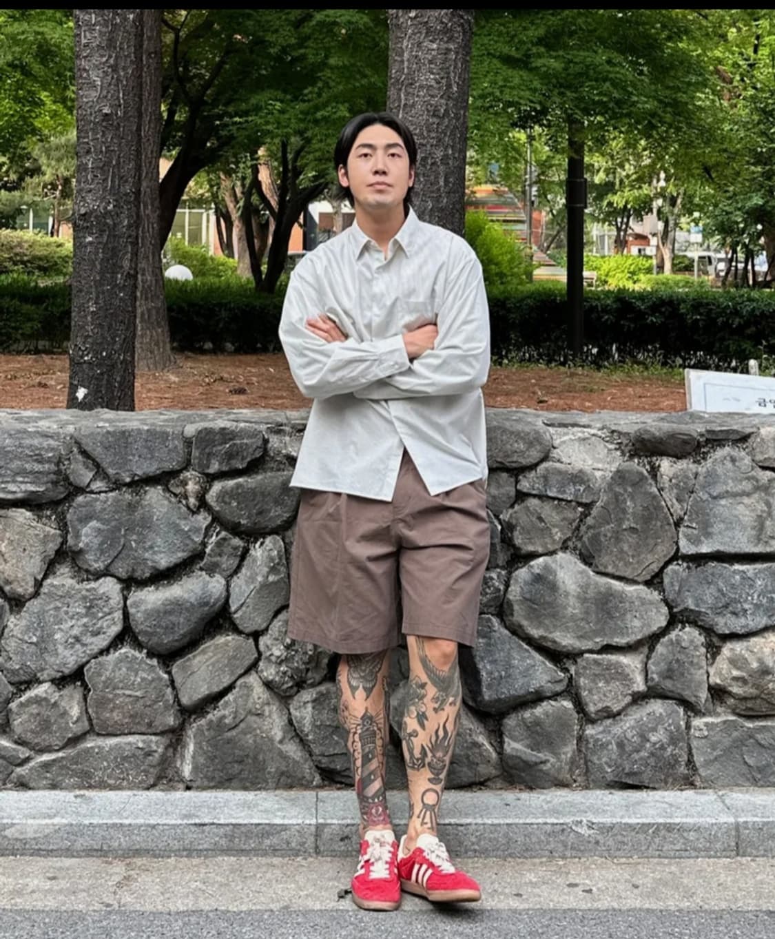 스파오 핏더사이즈 콜라보 버뮤다 (M) 상품이미지1
