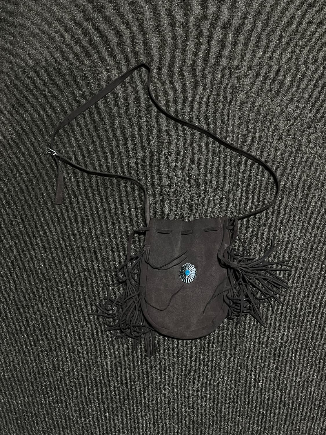 Vintage 스웨이드 웨스턴 크로스백 상품이미지3