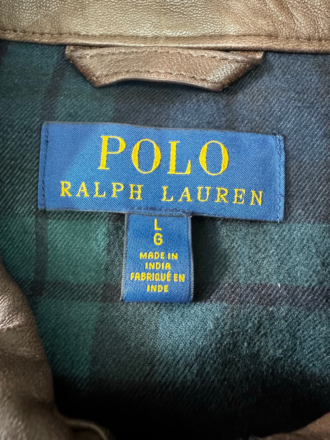 폴로 맥스웰 레더자켓 L 상품이미지5