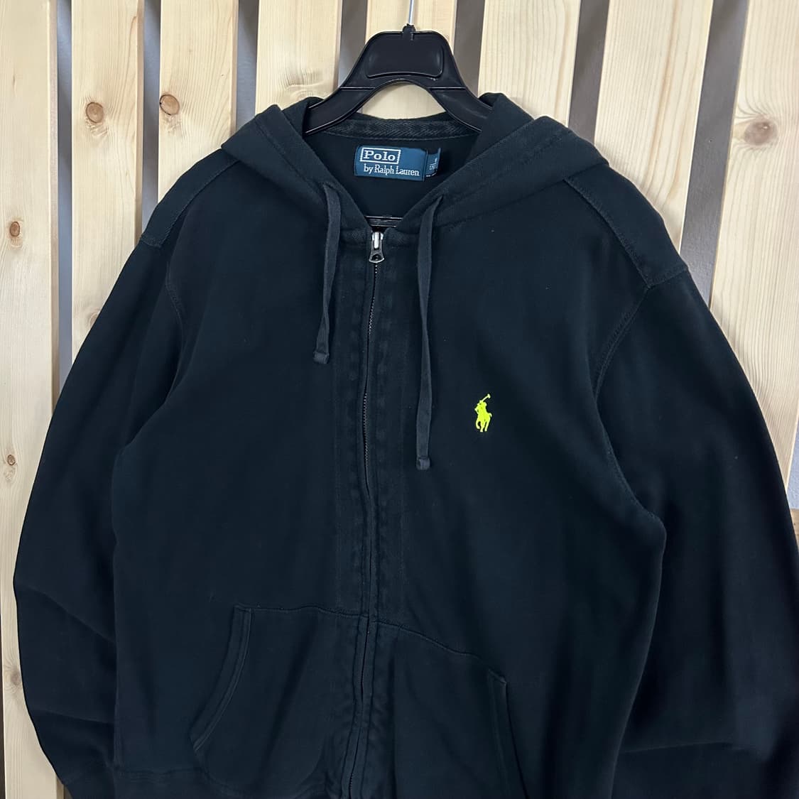 (M) 폴로 랄프로렌 블랙 후드집업 상품이미지4