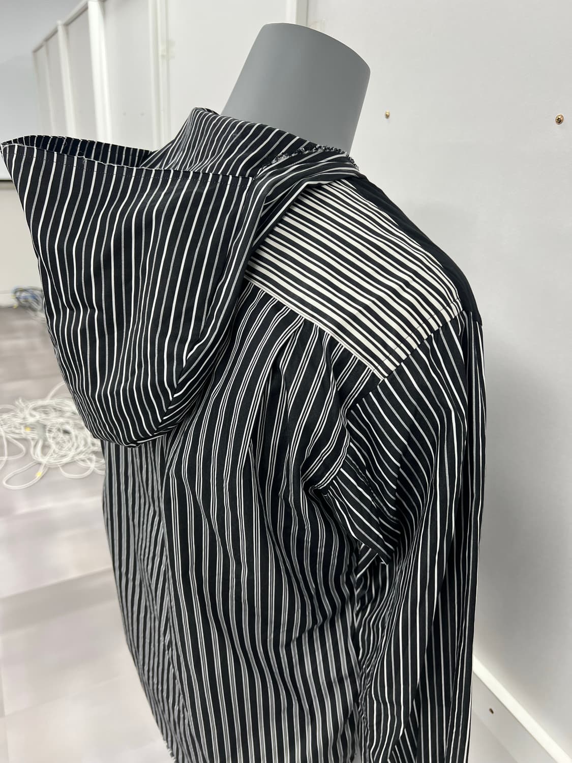 꼼데가르송 옴므 플러스 후드 도킹 셔츠 상품이미지3